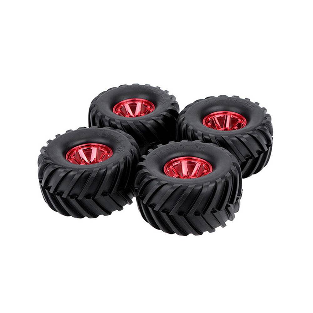4 st Austar hjulslangar plasthjul för 1/10 RC Crawler HSP HPI bildelar