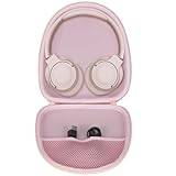 Lebakort hårt skydd fodral fodral för JBL Tune 510BT 710BT 720BT 660NC 700BT 760NC 750BTNC 660NC 560BT 570BT 520BT 670BT 770NC JBL Live 650BTNC 400BT 50BT hörlurar (rosa)