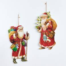 Nostalgisk jultomte i trä