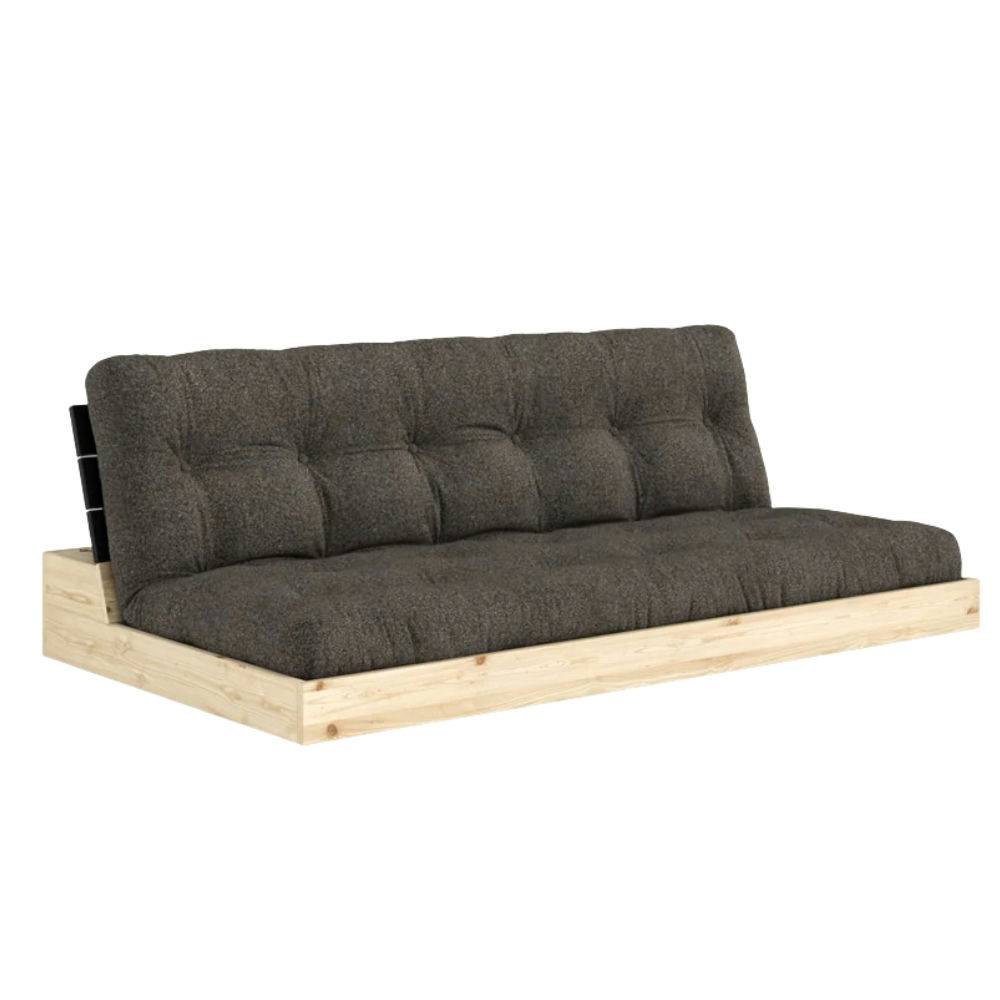Karup Design Base Bäddsoffa  Mellow Brown 642 Black Lacquered 402