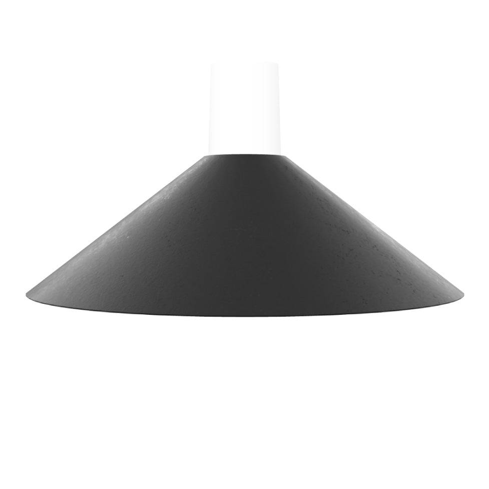 Compose - Skärm Ø350 (XL) metall | 4 färgalt. | Färg: Svart (RAL 9005)