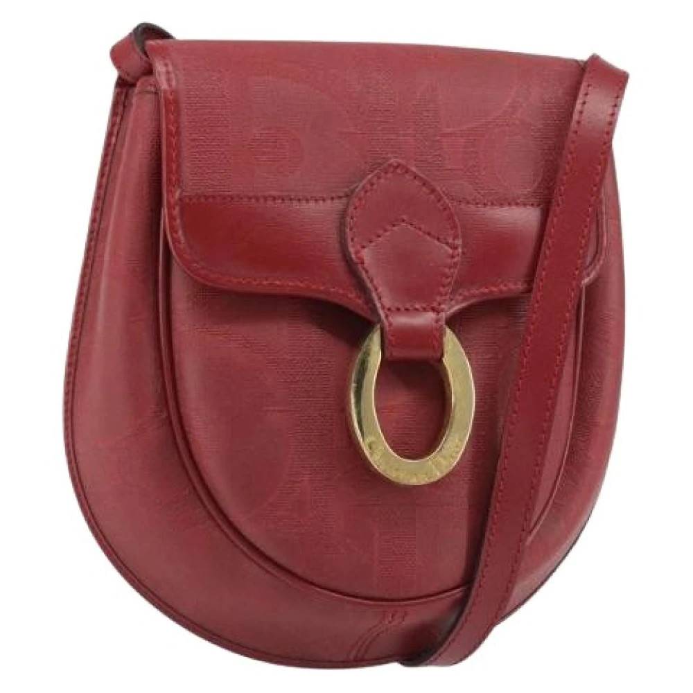 Dior Vintage Pre-owned Vintage Plastik Skuldertaske - Vintage - Dame - Rød - ONE SIZE - Uld