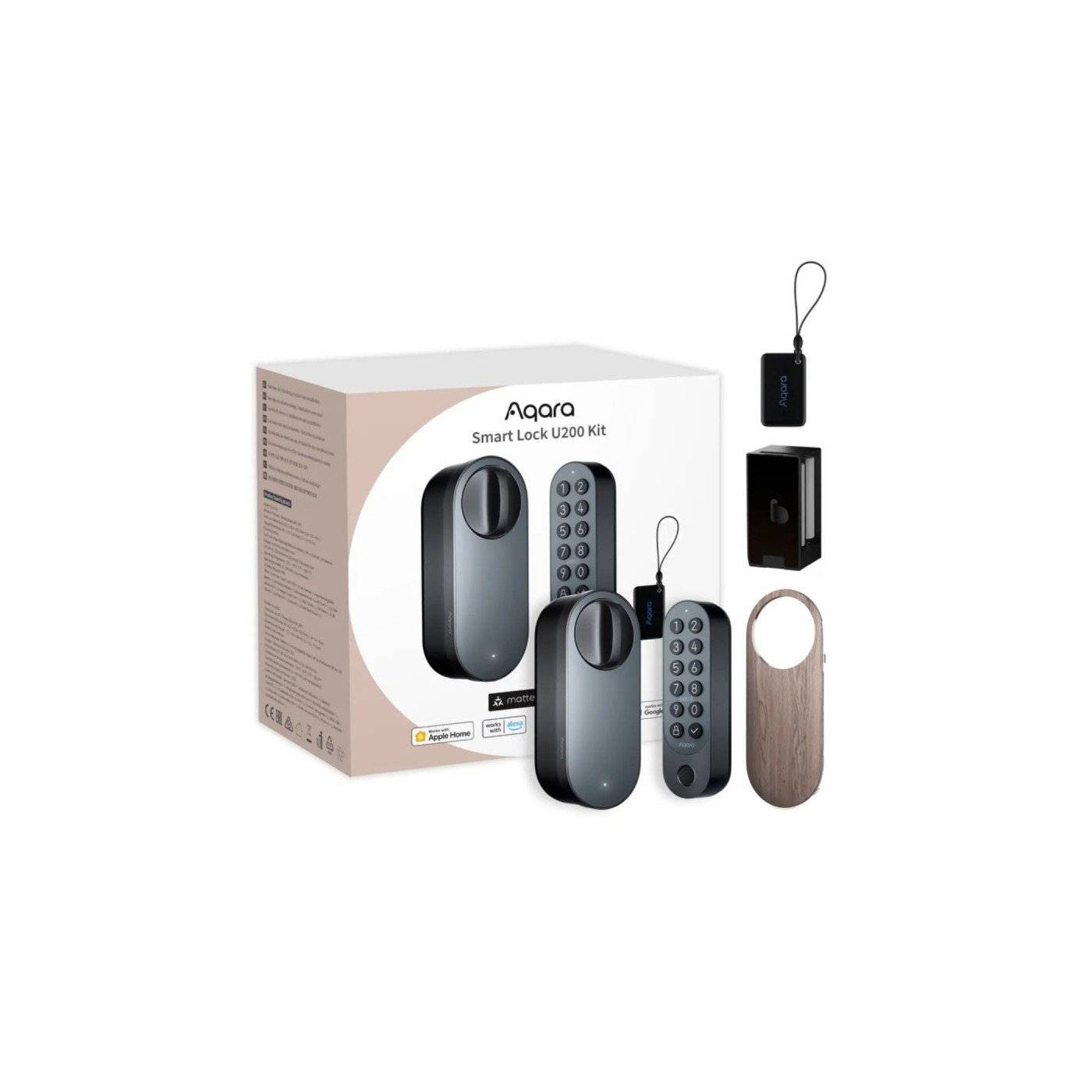 Aqara - Smart Lock U200 + Doorbell G4 + Hub M3 Black - Bundle