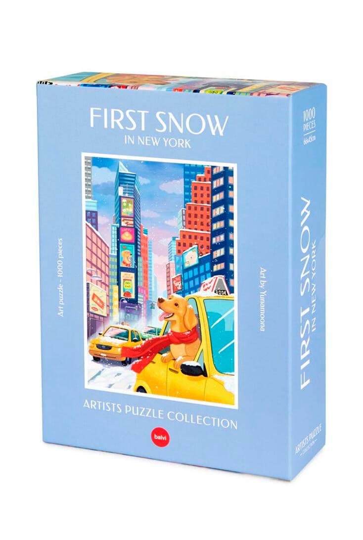 1000 BRK. PUSLESPIL - first snow in new york