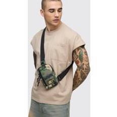 Mens MAN Camo Cross Body Bag
