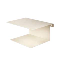 Sängbord Vägghängt Metall Beige