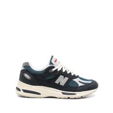 New Balance - 991 V2 sneakers - unisex - Tyg/kalvmocka/Tyg/gummi - 8 - Blå