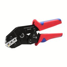 TEMU Sn-02c Crimping Pliers, Ratchet Wire Crimping Tool, Carbon Steel Construction, No Battery Required, For Spring Terminal/sv/rv/insulated Terminal/cold Press Terminal, Awg 23-13 (0.25-2.5mm²)