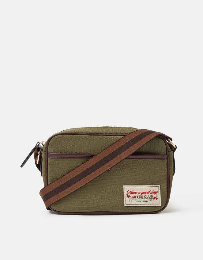 Canvas Crossbody Bag Green