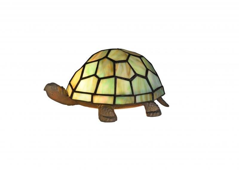 Norrsken Design Sköldpadda Bordslampa Tiffany B061161, Grön
