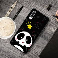 Samsung Galaxy A50 / A50s / A30s - Mønstret gummi cover - Panda