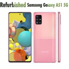 95% new Refurbished Samsung Galaxy A51 5G A516U Original Unlocked Octa-core 4GB RAM 128GB ROM 48MP 6.5'' 4500mAh Smartphone 6GB+128GB Simple Set vit