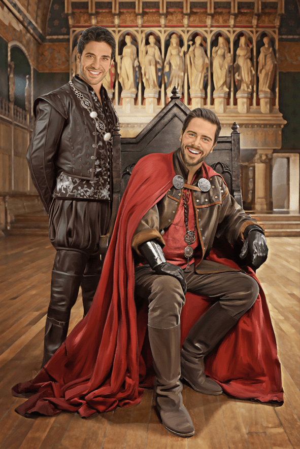 King brothers - Personlig Tavla - Monterad Canvastavla / 30x40