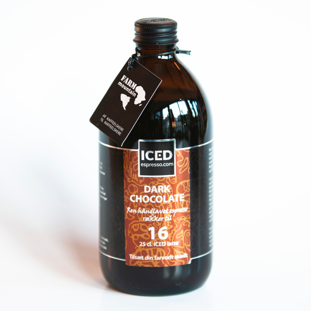 ICED Espresso - Dark Chocolate, 16 shots - ½ liter.
