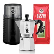 House of Barista Kaffemølle Inkl. Bialetti Moka 6 Kop Espressokande & Kaffe