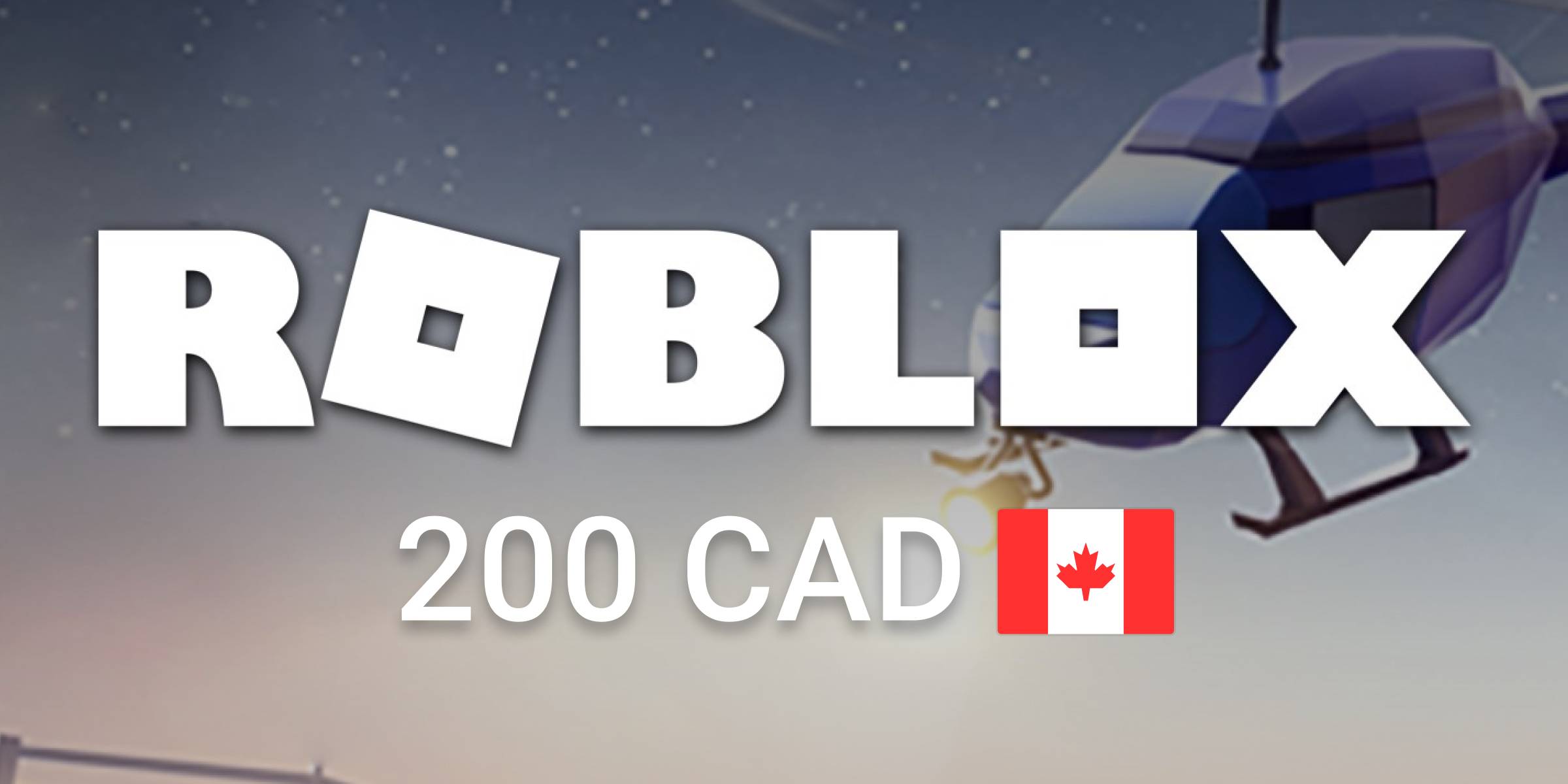 Roblox Gift Card 200 CAD - Standard
