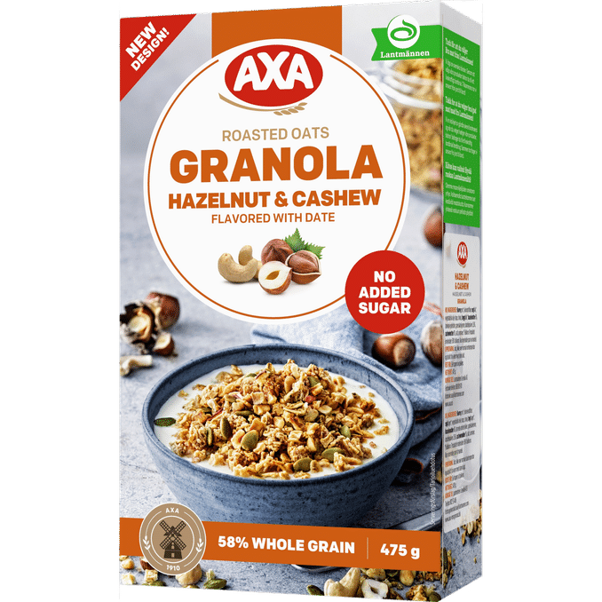 Axa Granola Hassel- & Cashewnötter