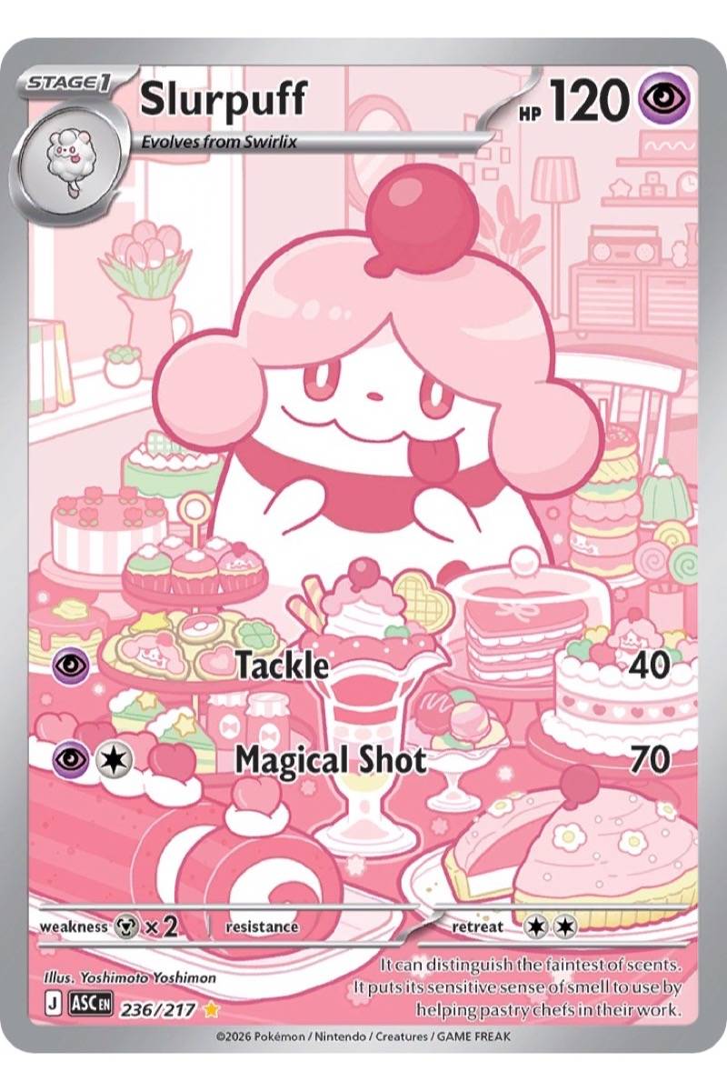 Pokémon Slurpuff 236/217 Ascended Heroes - Pokemon kort - Pocket Monster.