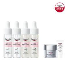 Eucerin Even Radiance Duo Ampoule 15ml x2 Hyaluron 3x Night Cream 20ml+Urea Cream 5ml