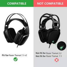 Nytt par NYA öronkuddar för Razer Tiamat 7.1 V2 hörlurar