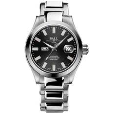 BALL Engineer III Marvelight Black Dial Stainless Steel Strap Men&apos;s Watch NM9036C-S1C-BKR