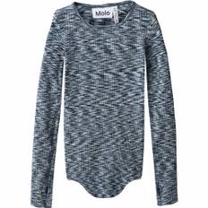 Molo - Organic Rochelle bluse - Blå - str. 146-152 cm