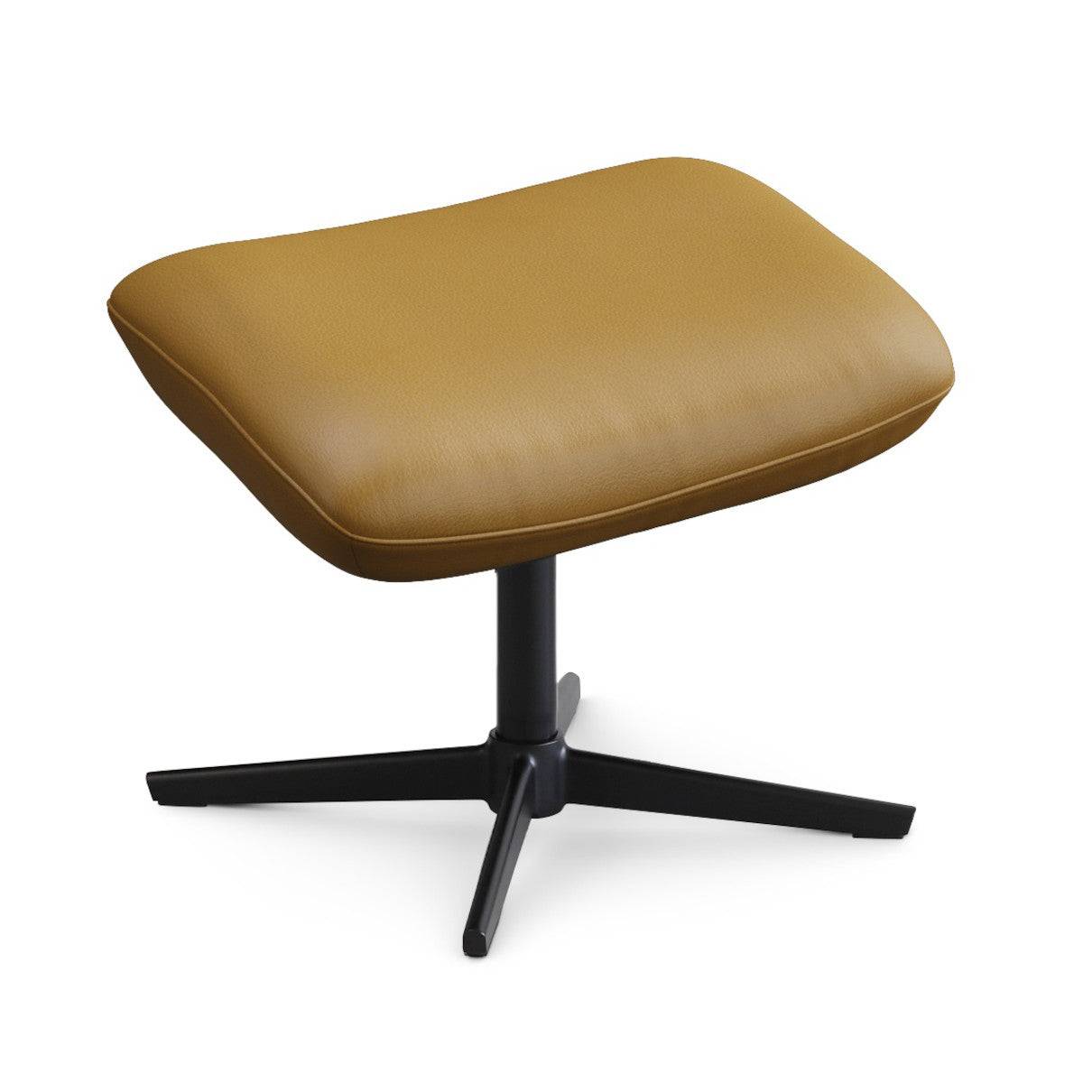 Kebe Lotus Skammel - Balder Læder - 008 Gold / Bossa Black