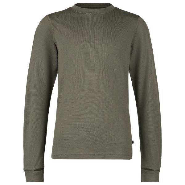 Heber Peak Kid's Merino190 RootHe. L/S Underkläder merinoull Barn Storlek 128 Färg olivgrön
