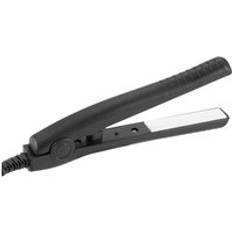 Keramisk hårkrullare & plattång hår perming hår styling apparat hår crimper mini elektrisk splint platt järn us 220v - Svart