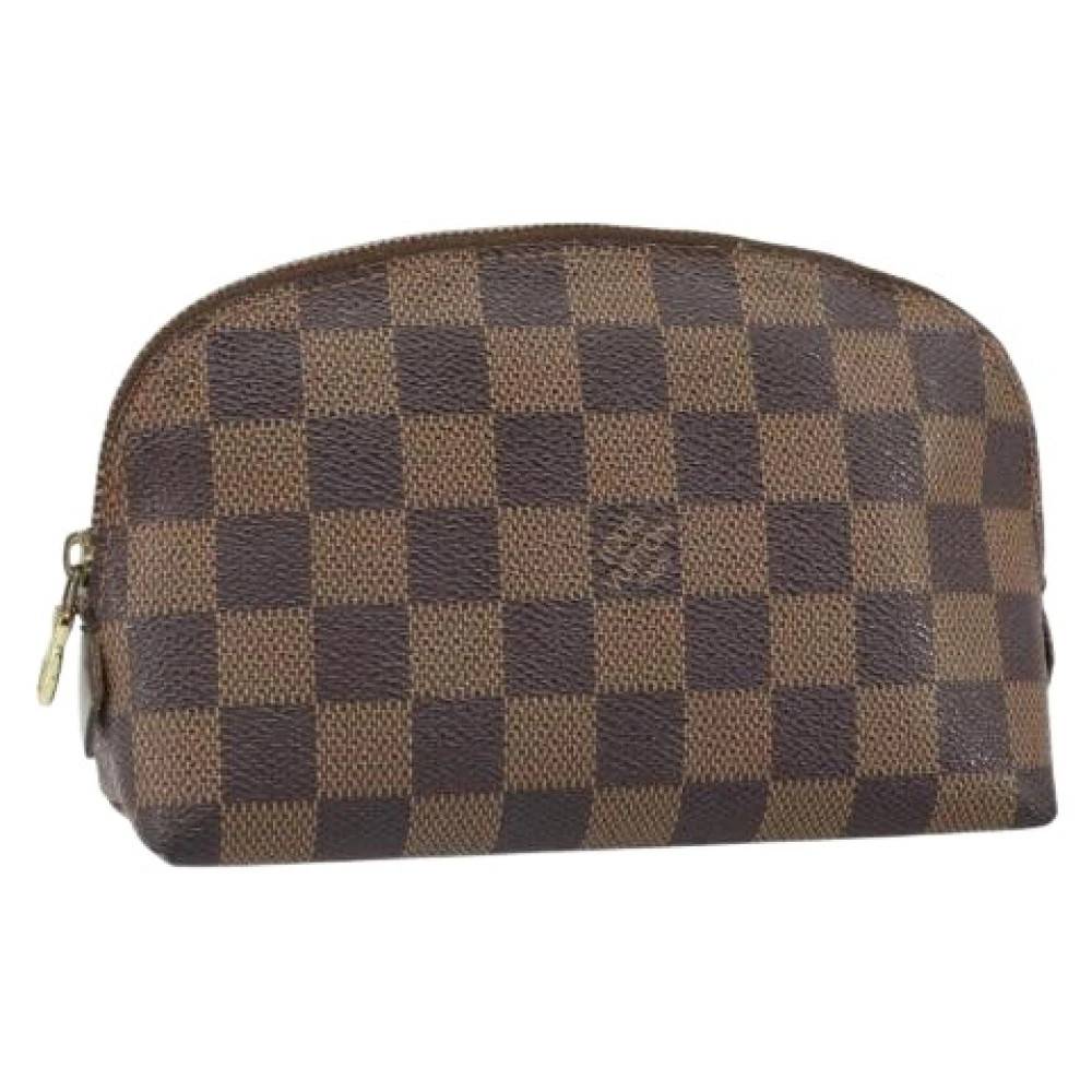 Louis Vuitton Vintage Pre-owned Canvas Clutch - Vintage - Dame - Brun - ONE SIZE -