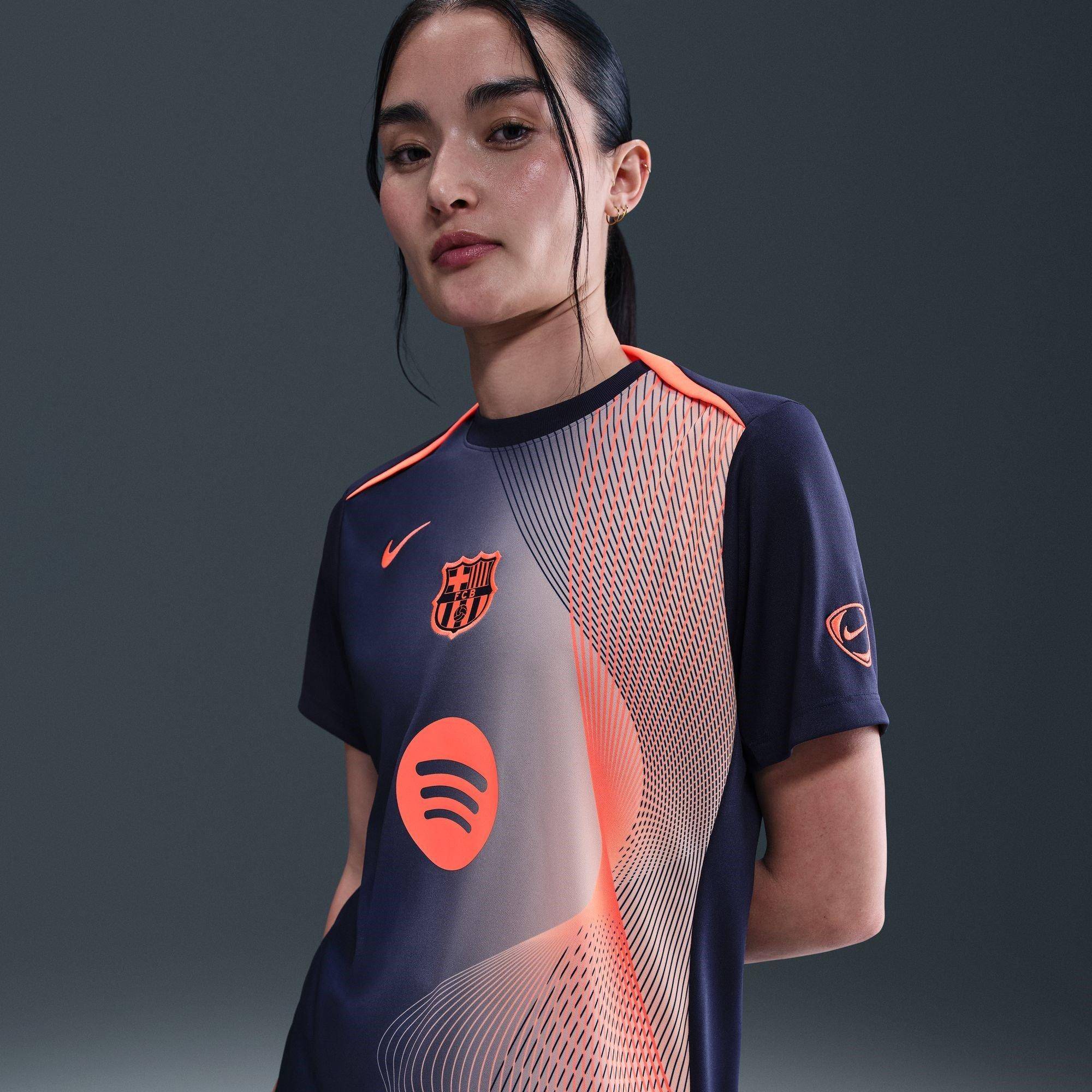 Nike Barcelona Third Pre Match 2025 2026 Shirt Womens
