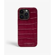 The Case Factory Cover iPhone 14 Pro Max Croco Rød