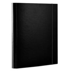 Elastikmapper 3-klap A4 30mm sort - 11 stk