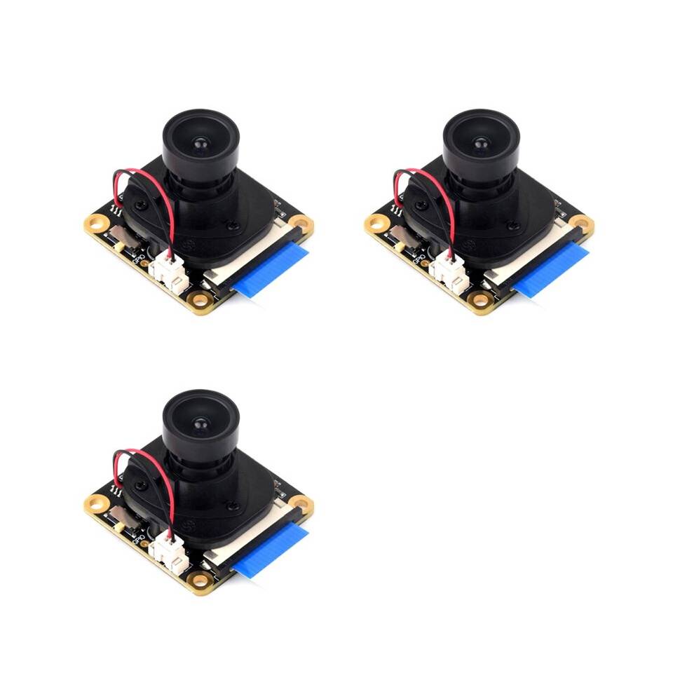3X IMX290-83 IR-CUT Camera Starlight Sensor Camera 2MP Fixed-Focus Module for Raspberry Pie 4B/3B+ /3A+/Zero/Zero 2 W