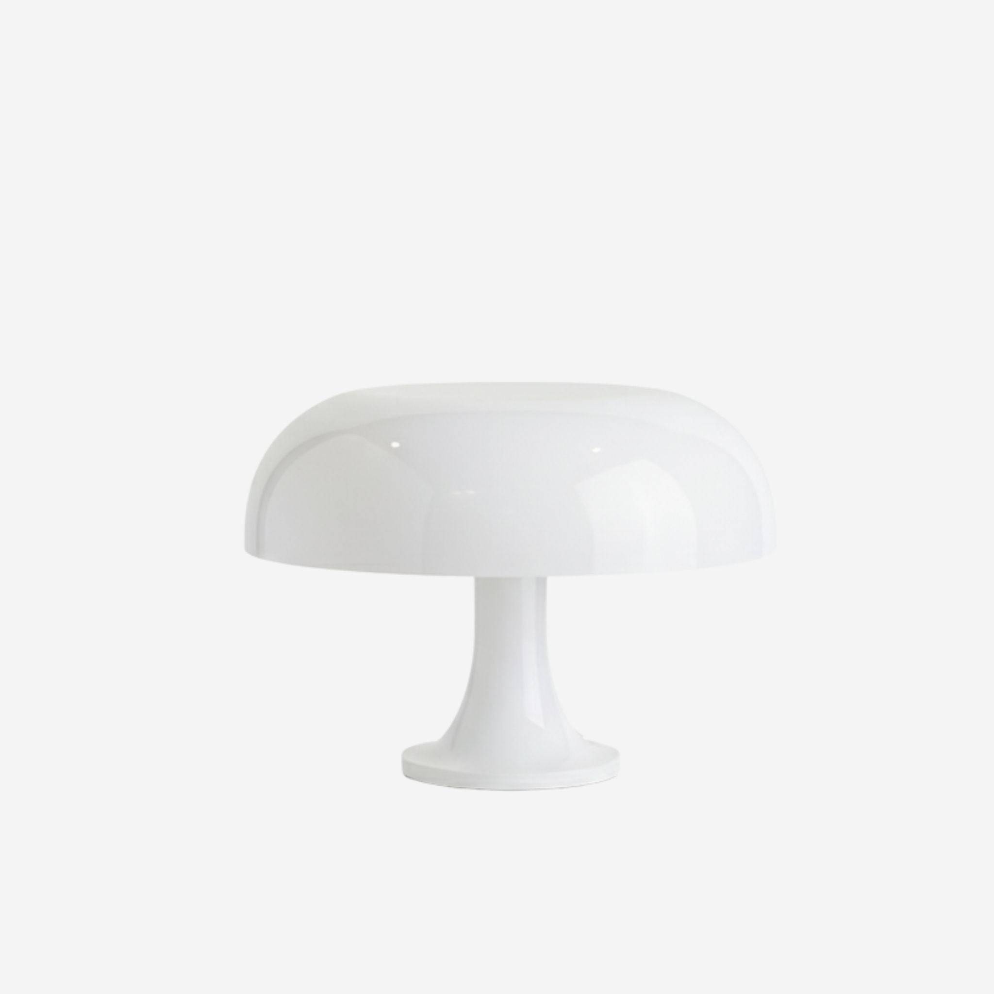 Retro Bauhaus bordslampa, Vit 25 cm