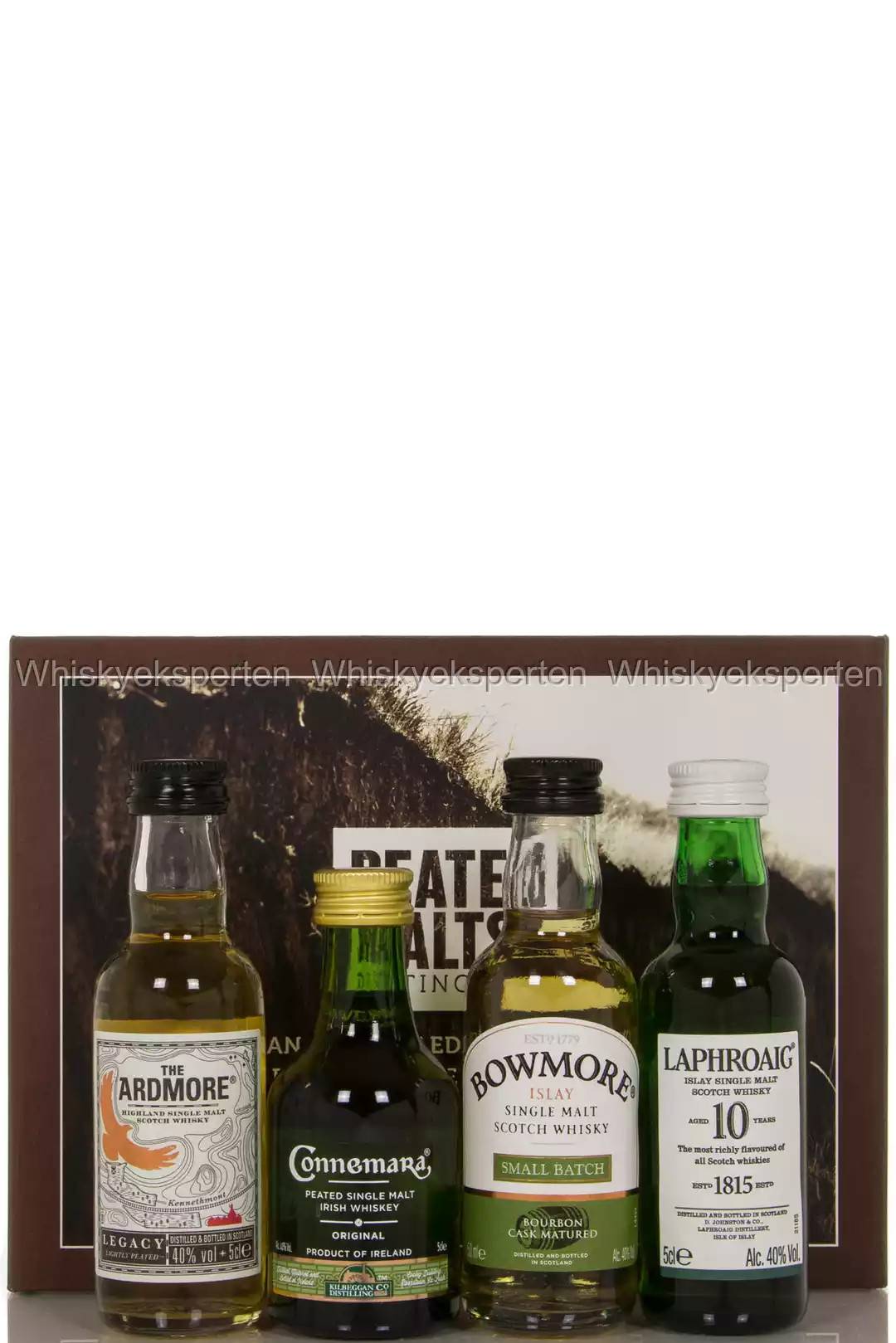 Peated malts of Distinction Mini Set 4 x 5 cl 20 cl, 40%