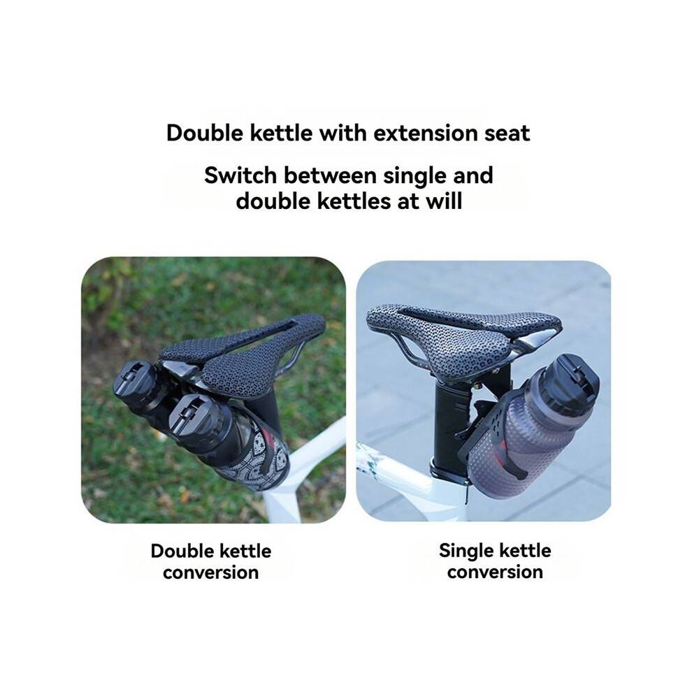 ENLEE Bicycle Bottle Cage Extender Mountain Bike Water Bottle Cage Mount Holder Saddle Mount Water Bottle Cages A