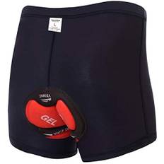 SKYSPER Cykelshorts herr vadderad gel cykling underkläder cykelbyxor cykel MTB undershorts andningsbara bekväma halkskydd ridbyxa, V06, XXL