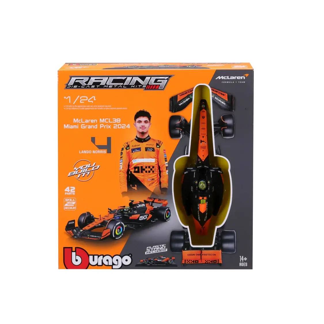 BBURAGO 1:24 F1 McLaren Norris Model Kit