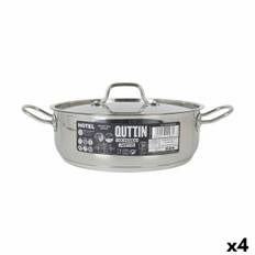 Kastrull med lock Quttin Hotel Stål Ø 26 x 9 cm (4 antal)