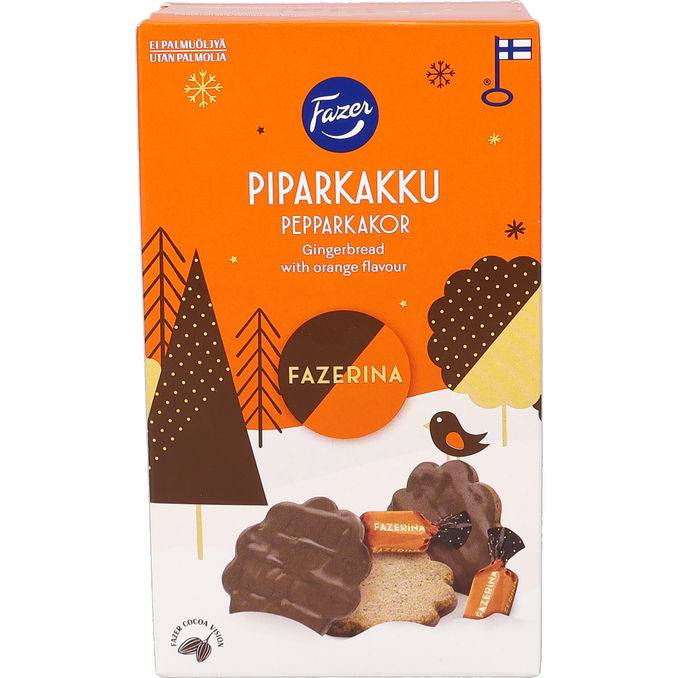 Fazer 2 x Pepparkakor Apelsin & Choklad