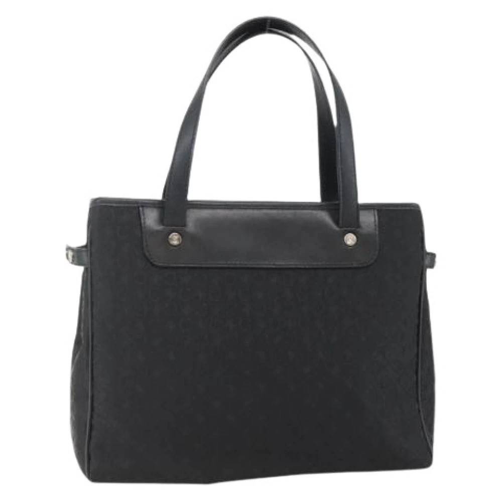 Celine Vintage Pre-owned Canvas Håndtaske - Vintage - Dame - Sort - ONE SIZE -