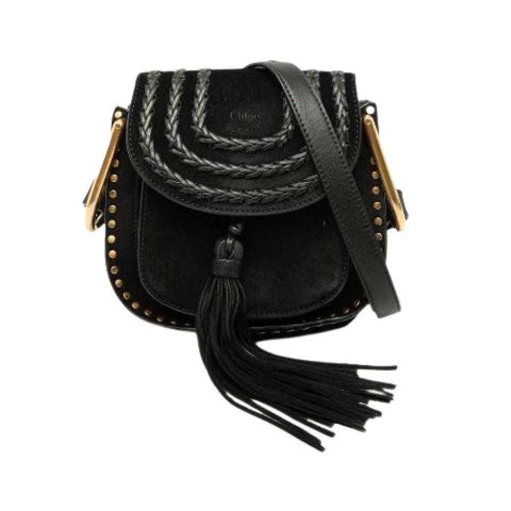 Chloé Pre-owned Pre-owned Marcie Skuldertaske - Vintage - Dame - Sort - ONE SIZE - Uld