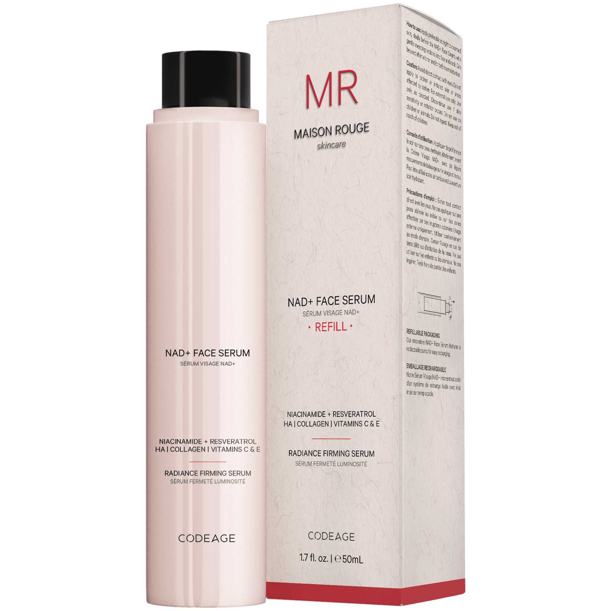 Codeage Maison Rouge NAD+ Face Serum Refill - Codeage Maison Rouge NAD+ Face Serum Refill