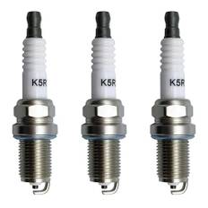 YGQ Tändstift passar för NGK BCPR5E Briggs och Stratton 491055S Champion RC12YC Torch K5RTC 3 st
