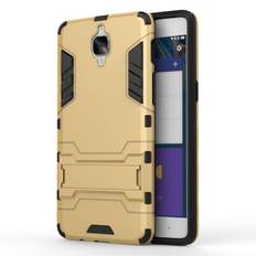 Oneplus 3/3T cover solid hybrid guld