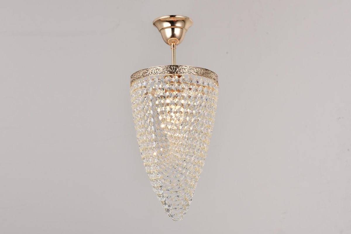 Norrsken Design Sofia Kristallplafond 20Cm, Fransk-Guld