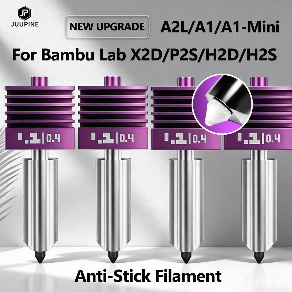 JUUPINE Upgrade MPVD Hotend For Bambu Lab X2D P2S H2D H2S A1 A1 MINI A2L Nozzle Anti-stick Filemant 3d Printer Accessories