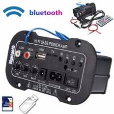 5- tums bil digital förstärkare bluetooth-förstärkare hifi bas effektförstärkare stereo usb tf fjärrbil hemtillbehör