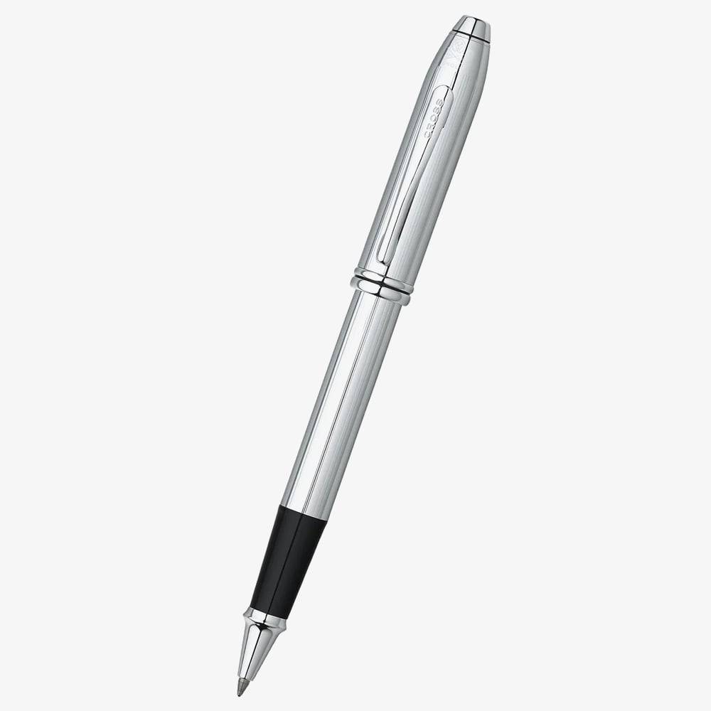 Cross Townsend Lustrous Chrome Rollerball Pen AT535 - Silver